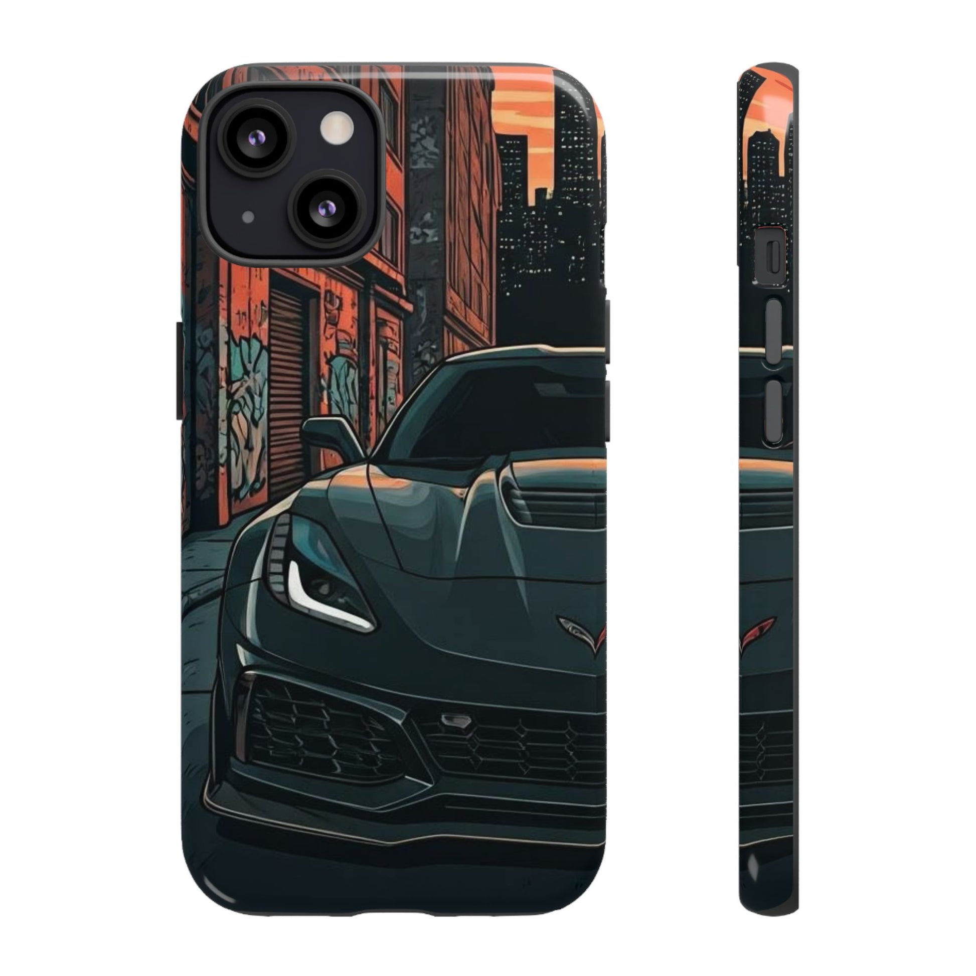 Chevy Corvette C7 Street Life-Dual Layer Ultra Tough Phone Case Printify by The Night Shift Automotive Apparel