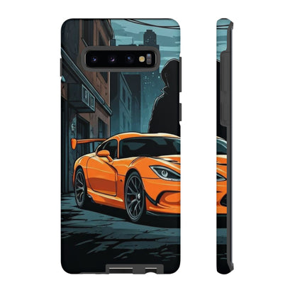 Dodge Viper SRT-10 Street Life-Dual Layer Ultra Tough Phone Case Samsung Galaxy S10 Plus Matte Printify by The Night Shift Automotive Apparel