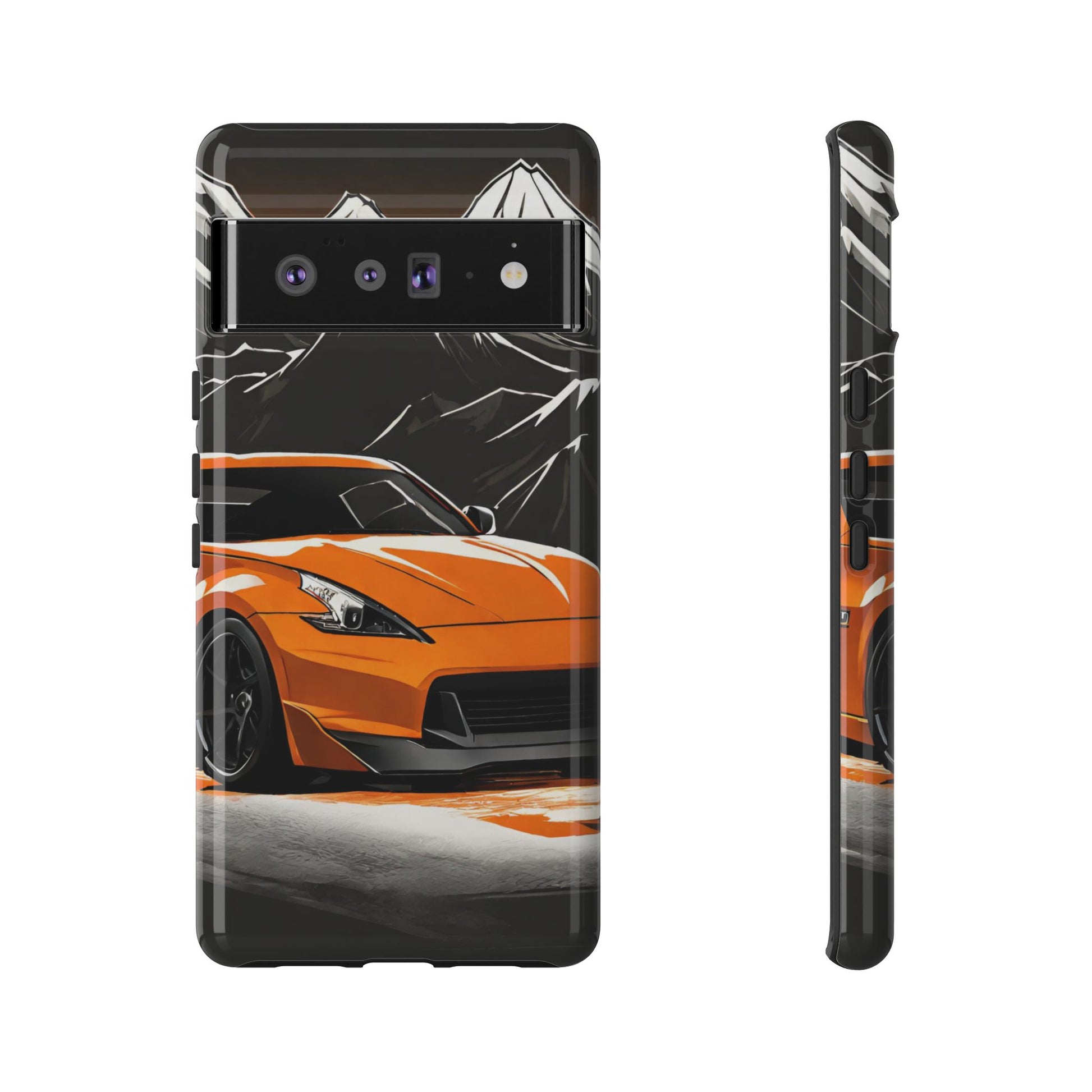 Nissan 370Z Mt Fuji-Dual Layer Ultra Tough Phone Case Printify by The Night Shift Automotive Apparel