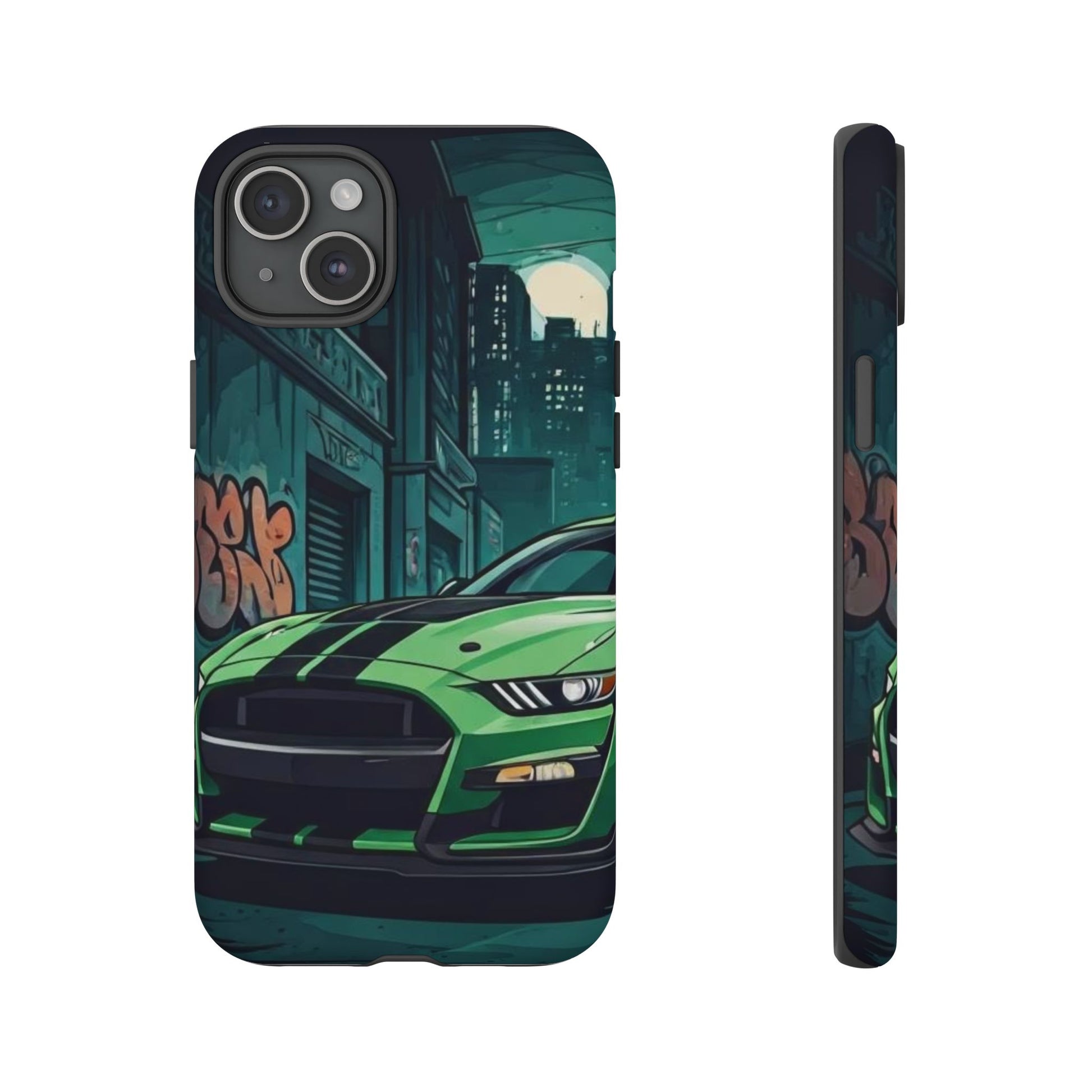 Ford Mustang Shelby GT500 Street Life-Dual Layer Ultra Tough Phone Case Printify by The Night Shift Automotive Apparel