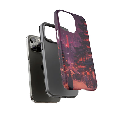 Traditional Japanese Village Countryside-Dual Layer Ultra Tough Phone Case Printify by The Night Shift Automotive Apparel