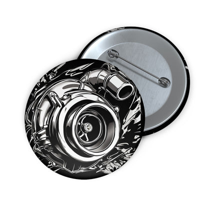 Station Nation Pin 2.25" Printify by The Night Shift Automotive Apparel