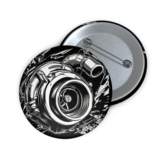 Station Nation Pin 2.25" Printify by The Night Shift Automotive Apparel