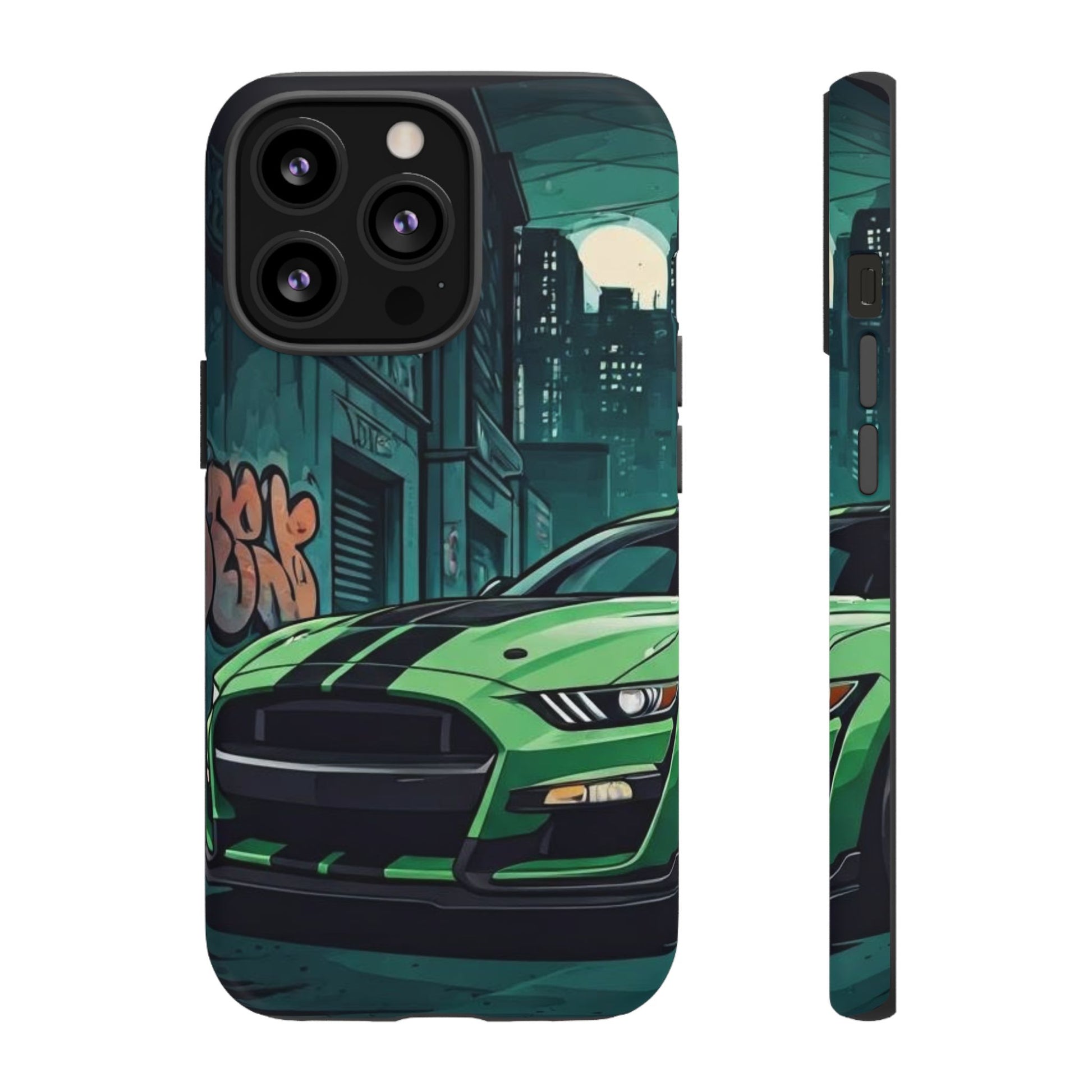 Ford Mustang Shelby GT500 Street Life-Dual Layer Ultra Tough Phone Case Printify by The Night Shift Automotive Apparel