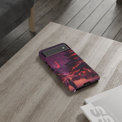 Traditional Japanese Village Countryside-Dual Layer Ultra Tough Phone Case Google Pixel 6 Glossy Printify by The Night Shift Automotive Apparel