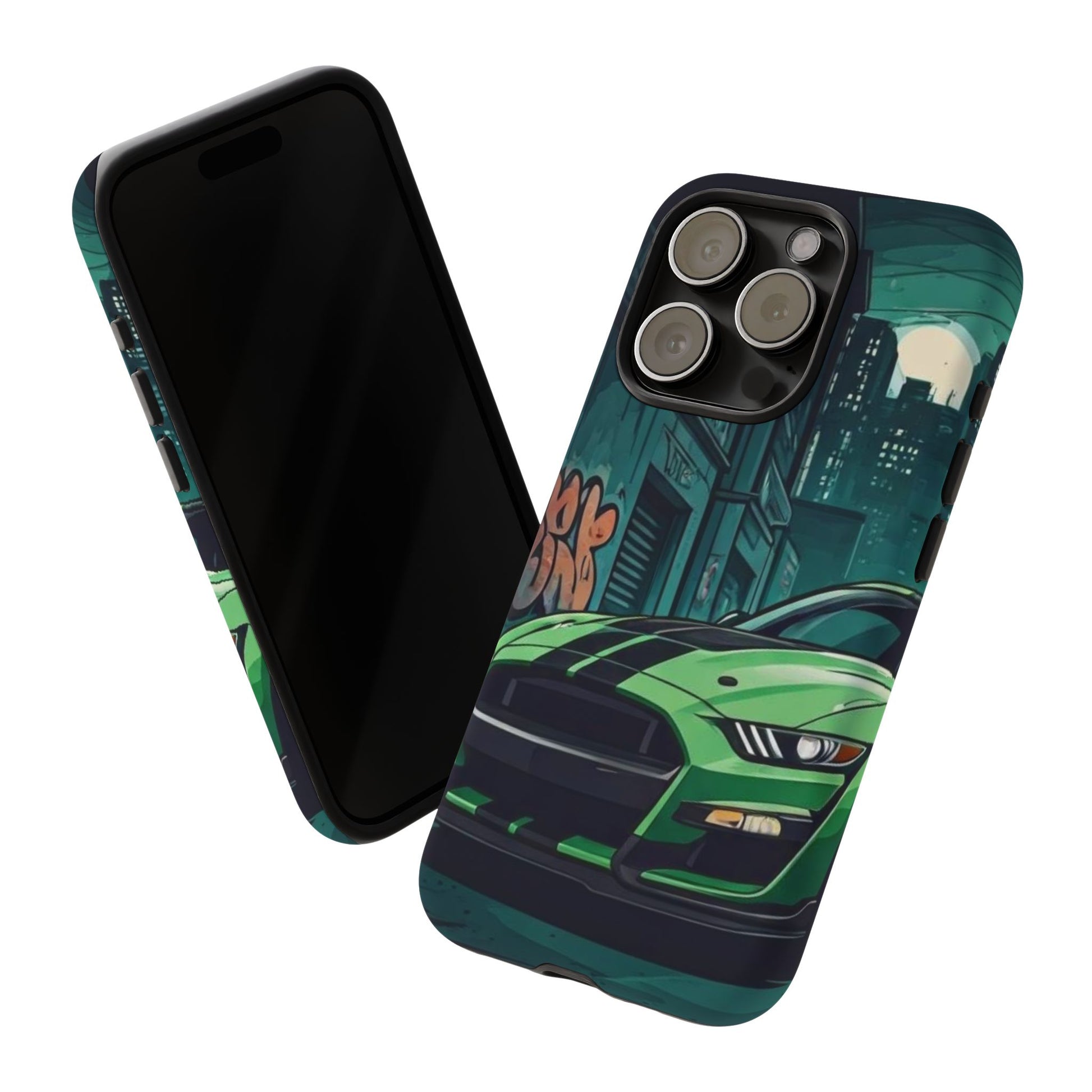 Ford Mustang Shelby GT500 Street Life-Dual Layer Ultra Tough Phone Case Printify by The Night Shift Automotive Apparel
