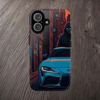Toyota Supra MK-V Street Life-Dual Layer Ultra Tough Phone Case Printify by The Night Shift Automotive Apparel