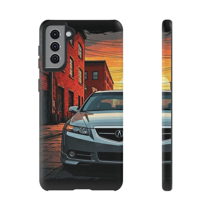 Acura TL Street Life-Dual Layer Ultra Tough Phone Case Samsung Galaxy S21 Plus Matte Printify by The Night Shift Automotive Apparel
