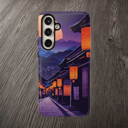 Traditional Japanese Village Countryside-Dual Layer Ultra Tough Phone Case Samsung Galaxy S24 Plus Glossy Printify by The Night Shift Automotive Apparel