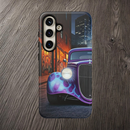 1934 Ford Street Life-Dual Layer Ultra Tough Phone Case Samsung Galaxy S24 Matte Printify by The Night Shift Automotive Apparel