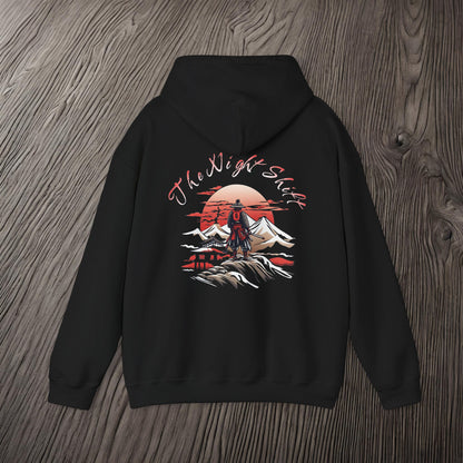Samurai-Ultra Soft, Premium Hoodie Printify by The Night Shift Automotive Apparel