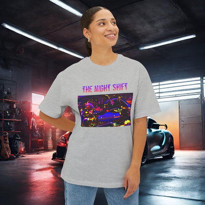 EJ257 Synthwave-Premium, Ultra Soft Unisex Oversized Boxy Tee Printify by The Night Shift Automotive Apparel