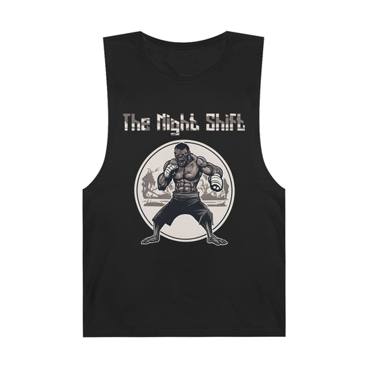 Maui Thai Zombie - Premium Unisex Barnard Tank Top Black Printify by The Night Shift Automotive Apparel