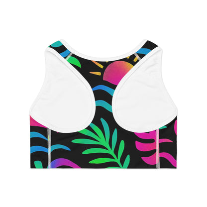Women's Sports Bra Printify by The Night Shift Automotive Apparel