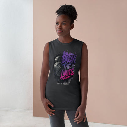 Break The Limits - Premium Unisex Barnard Tank Top Printify by The Night Shift Automotive Apparel