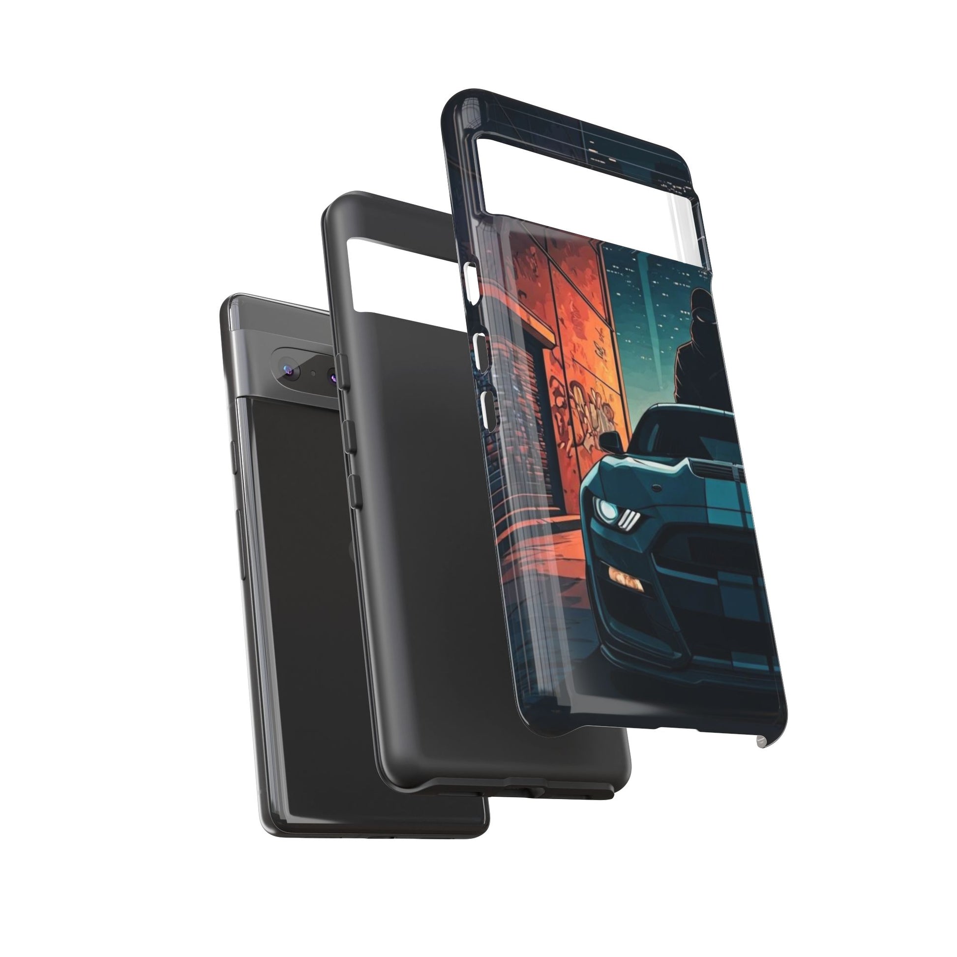 Ford Mustang Shelby GT350 Street Life-Dual Layer Ultra Tough Phone Case Printify by The Night Shift Automotive Apparel