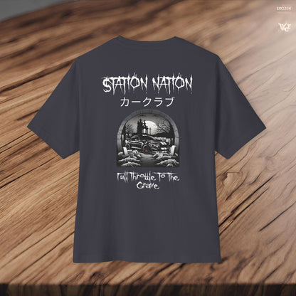 👻 HALLOWEEN LIMITED EDITION Ford Mustang-Premium, Ultra Soft Oversized Boxy Tee