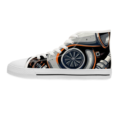 The Night Shift-Women's Canvas High Tops