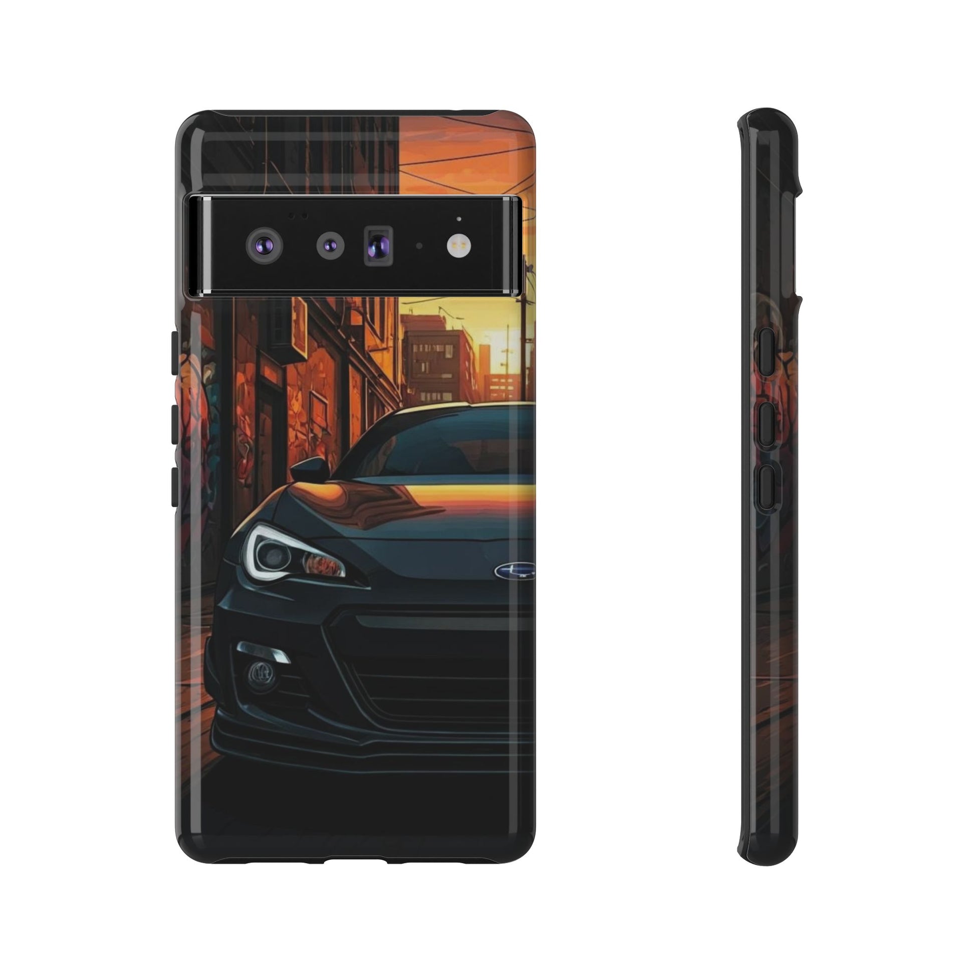 Subaru BRZ Street Life-Dual Layer Ultra Tough Phone Case Printify by The Night Shift Automotive Apparel