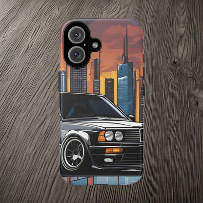 BMW E30 M3-Dual Layer Ultra Tough Phone Case Printify by The Night Shift Automotive Apparel
