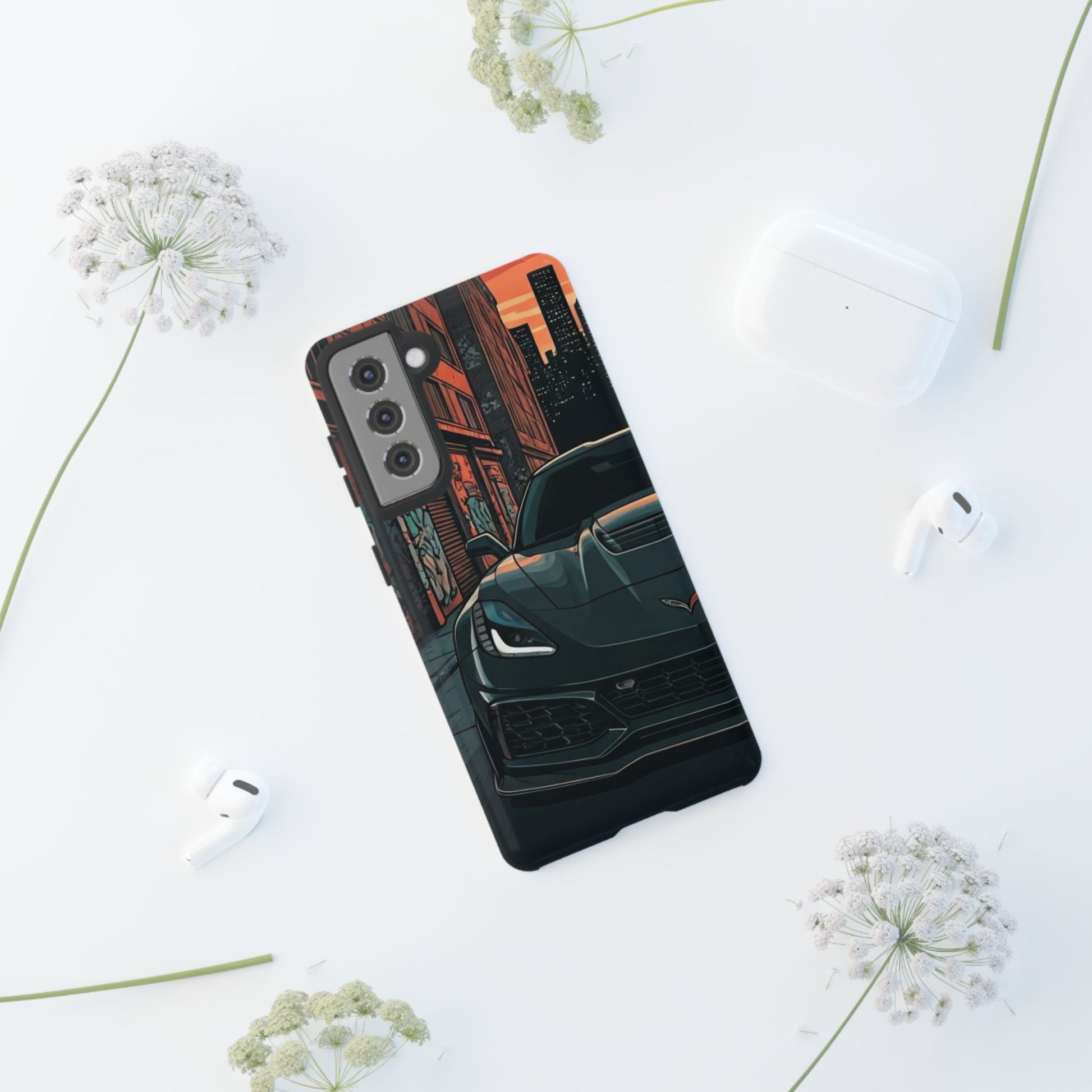 Chevy Corvette C7 Street Life-Dual Layer Ultra Tough Phone Case Printify by The Night Shift Automotive Apparel
