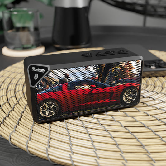 GTA VI Style-Jabba Bluetooth Speaker 4.25" x 2.25" Black Printify by The Night Shift Automotive Apparel