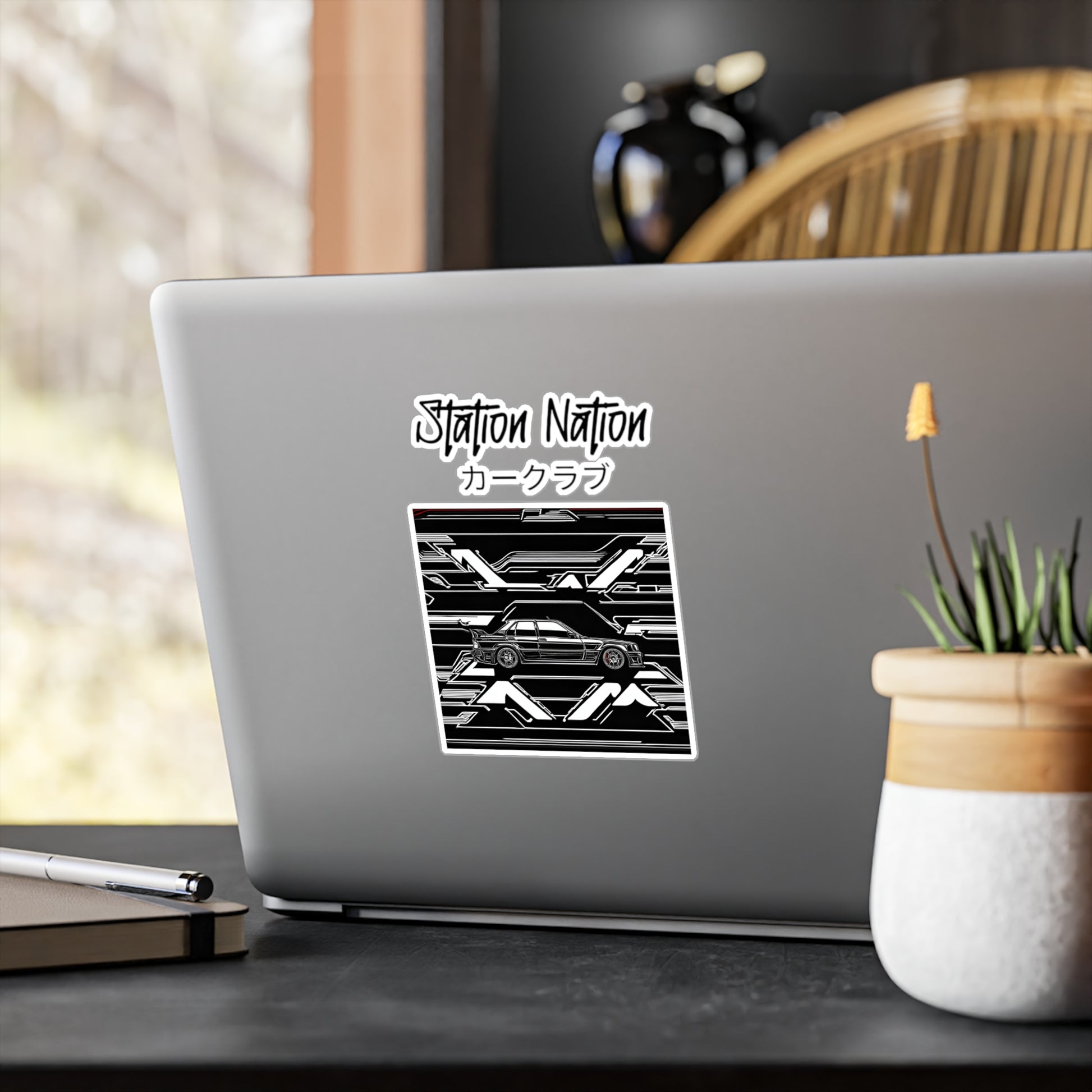 Kiss-Cut Vinyl Decals Printify by The Night Shift Automotive Apparel