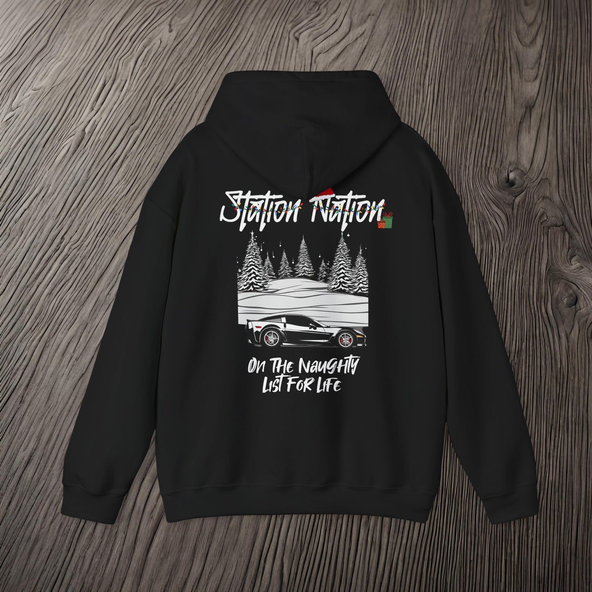 🎁 Christmas Limited Edition Station Nation-Ultra Soft, Premium Hoodie Printify by The Night Shift Automotive Apparel