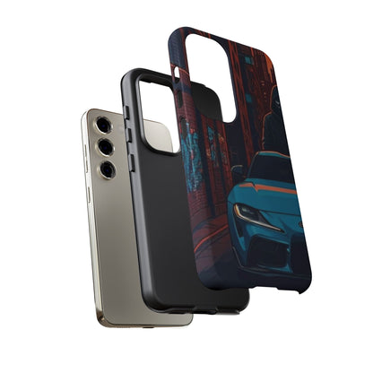 Toyota Supra MK-V Street Life-Dual Layer Ultra Tough Phone Case Printify by The Night Shift Automotive Apparel