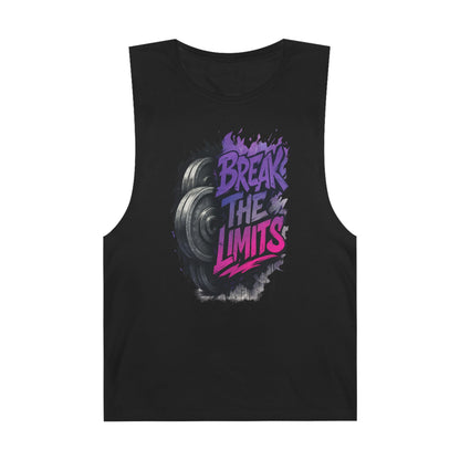 Break The Limits - Premium Unisex Barnard Tank Top Black Printify by The Night Shift Automotive Apparel