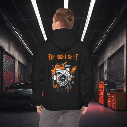 Graffiti Turbo-Ultra Soft, Premium Hoodie Black Printify by The Night Shift Automotive Apparel