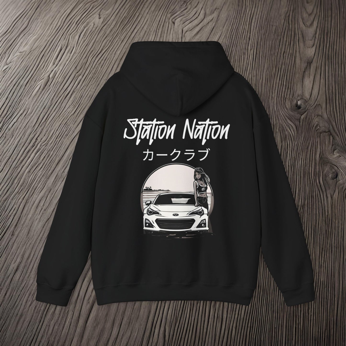Station Nation-Ultra Soft, Premium Hoodie Printify by The Night Shift Automotive Apparel