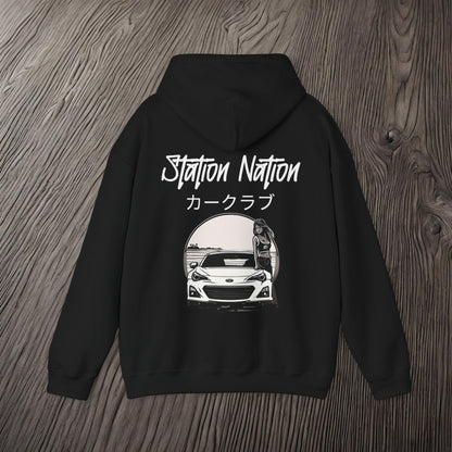 Station Nation-Ultra Soft, Premium Hoodie Printify by The Night Shift Automotive Apparel