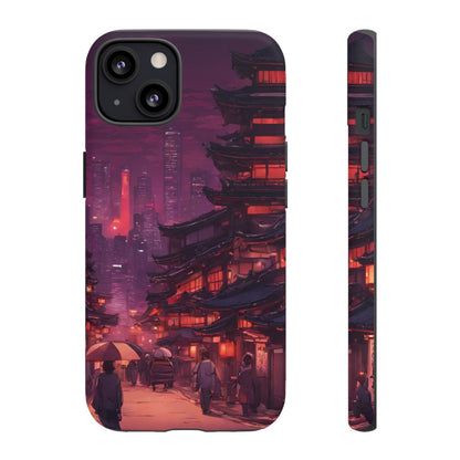 Traditional Japanese Village Countryside-Dual Layer Ultra Tough Phone Case Printify by The Night Shift Automotive Apparel