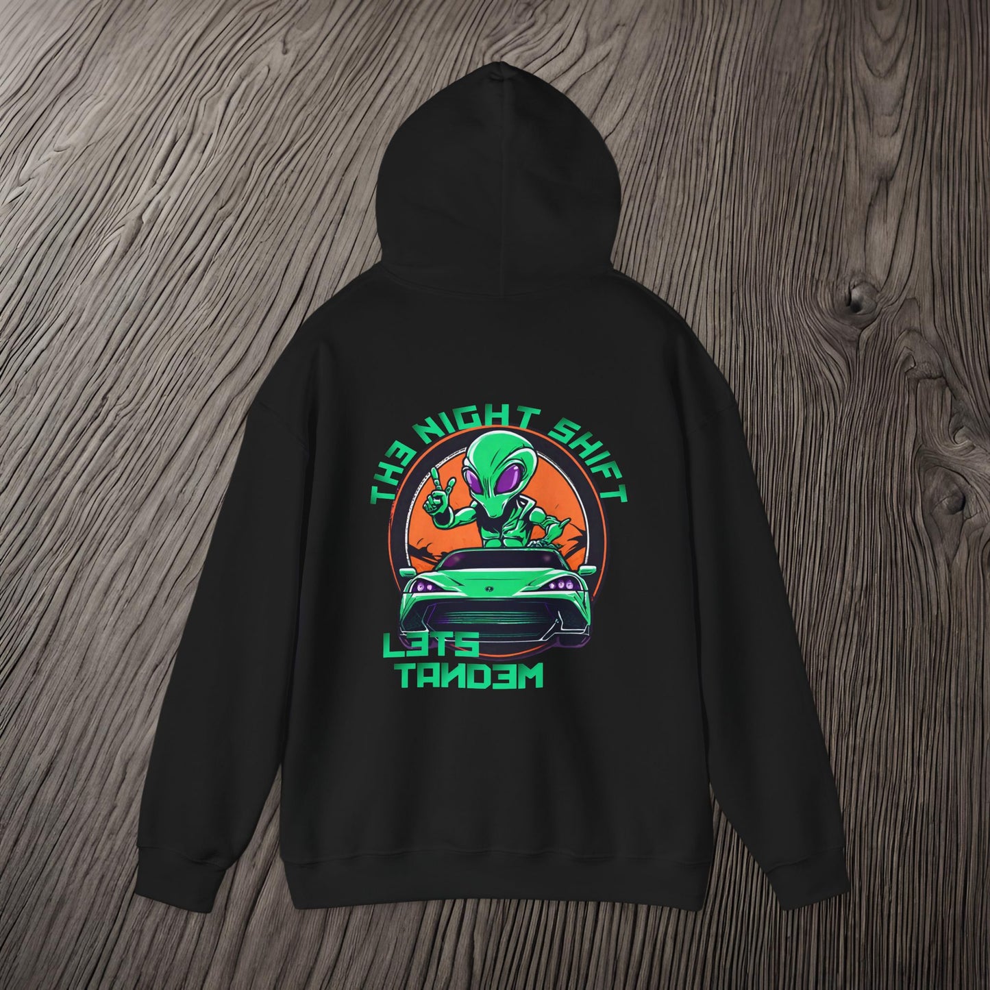Lets Tandem Alien-Ultra Soft, Premium Hoodie Printify by The Night Shift Automotive Apparel