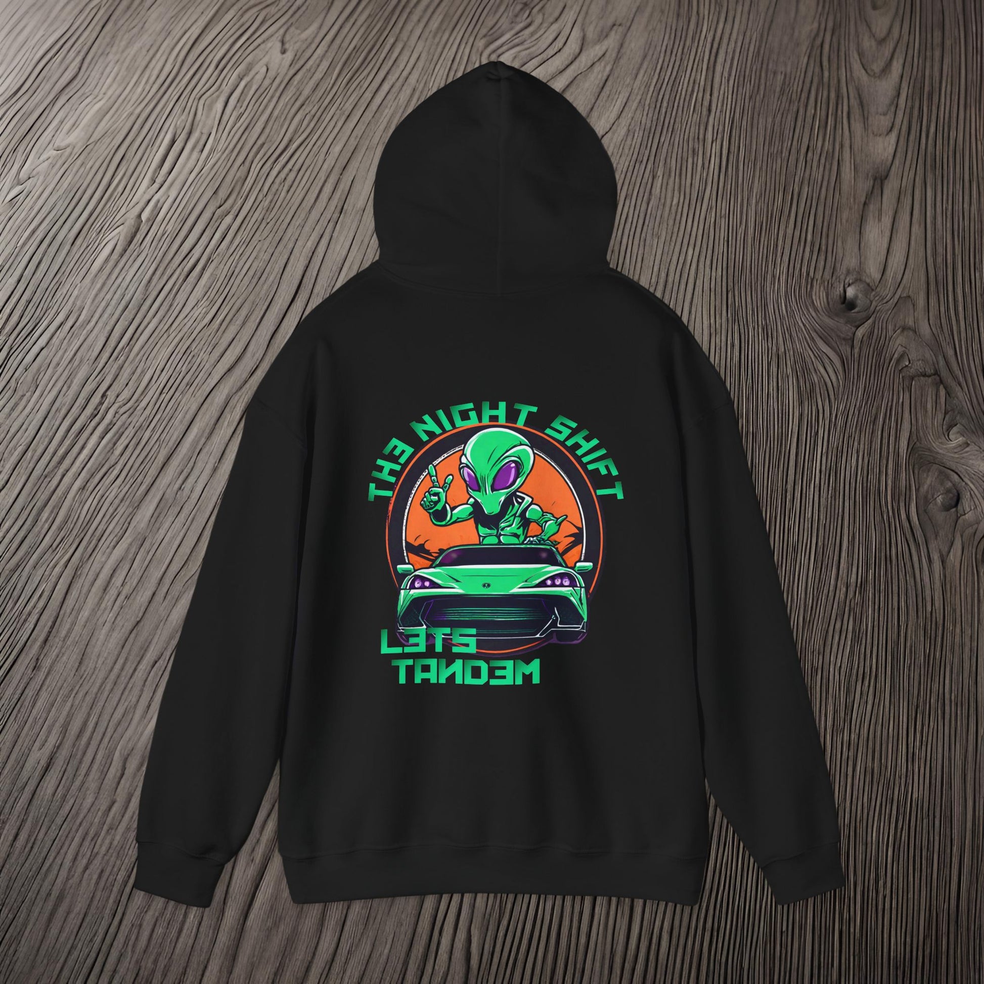Lets Tandem Alien-Ultra Soft, Premium Hoodie Printify by The Night Shift Automotive Apparel