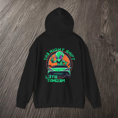 Lets Tandem Alien-Ultra Soft, Premium Hoodie Printify by The Night Shift Automotive Apparel