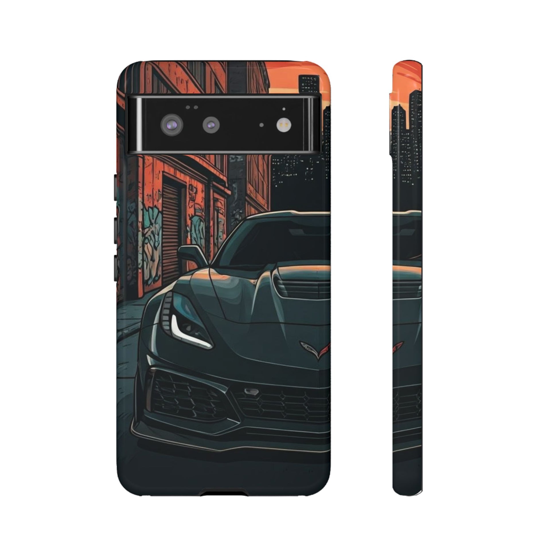 Chevy Corvette C7 Street Life-Dual Layer Ultra Tough Phone Case Printify by The Night Shift Automotive Apparel