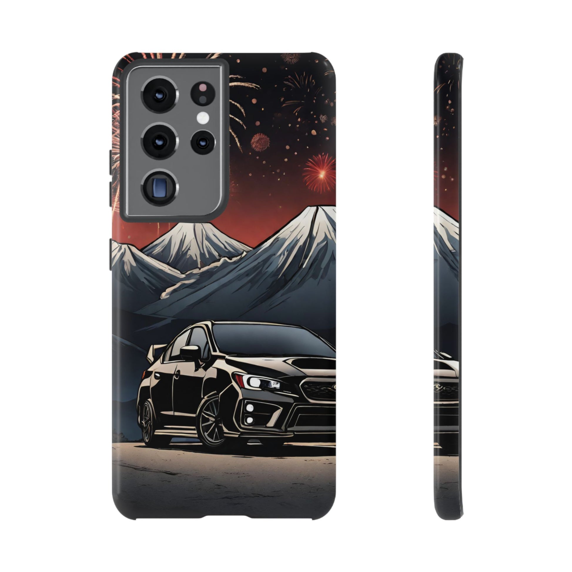 Subaru WRX/STI Fireworks-Dual Layer Ultra Tough Phone Case Samsung Galaxy S21 Ultra Glossy Printify by The Night Shift Automotive Apparel