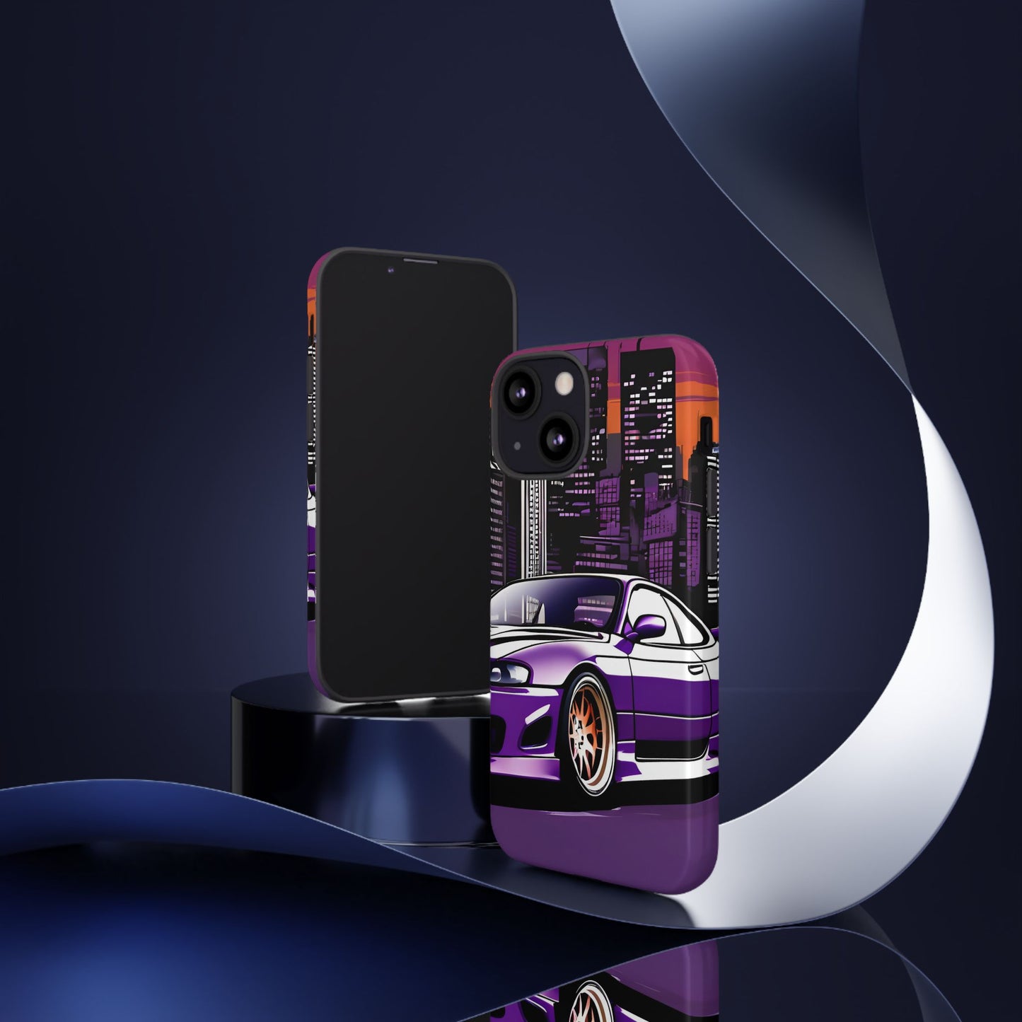 Nissan 240sx S15-Dual Layer Ultra Tough Phone Case iPhone 13 Mini Glossy Printify by The Night Shift Automotive Apparel