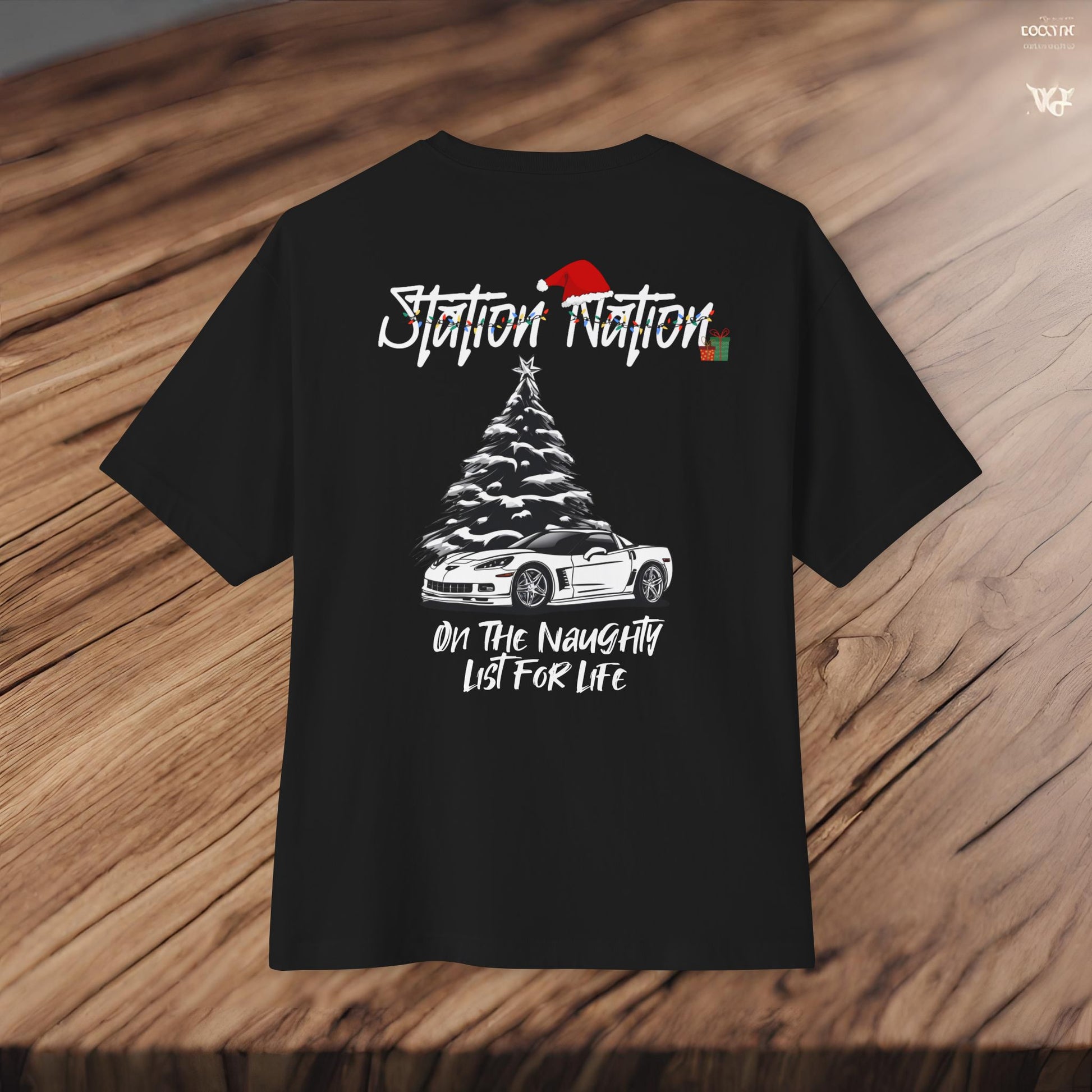 🎄 Christmas Limited Edition Station Nation-Premium, Ultra Soft Unisex Oversized Boxy Tee Printify by The Night Shift Automotive Apparel