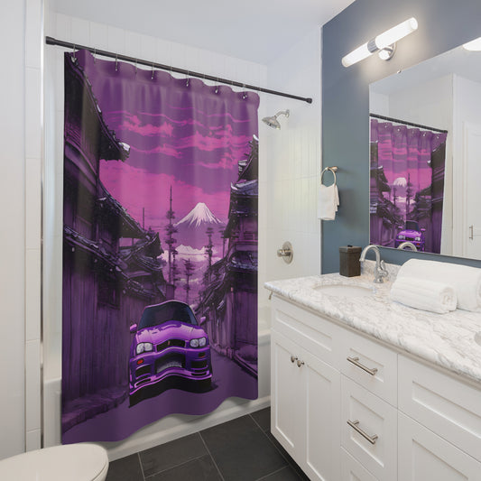 Shower Curtains Printify by The Night Shift Automotive Apparel
