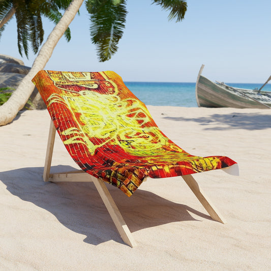 Premium Beach & Shower Towel 30" × 60" Printify by The Night Shift Automotive Apparel
