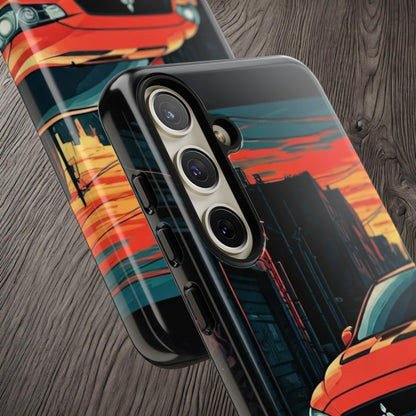 Mitsubishi Evo X Street Life-Dual Layer Ultra Tough Phone Case Printify by The Night Shift Automotive Apparel