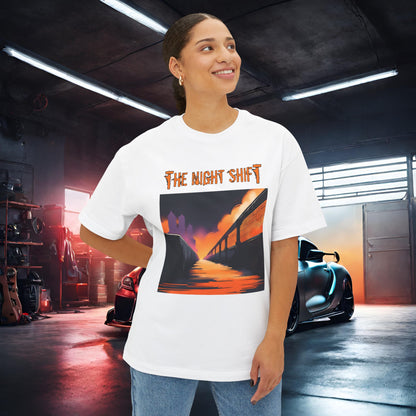 Urban Streets-Premium, Ultra Soft Unisex Oversized Boxy Tee Printify by The Night Shift Automotive Apparel