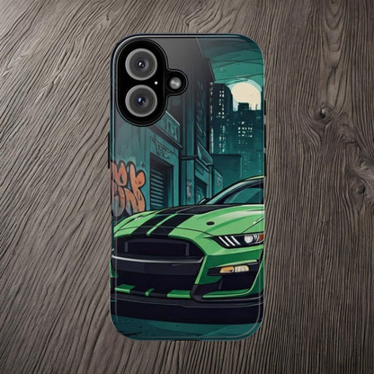 Ford Mustang Shelby GT500 Street Life-Dual Layer Ultra Tough Phone Case Printify by The Night Shift Automotive Apparel
