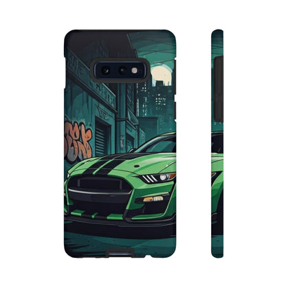 Ford Mustang Shelby GT500 Street Life-Dual Layer Ultra Tough Phone Case Samsung Galaxy S10E Matte Printify by The Night Shift Automotive Apparel