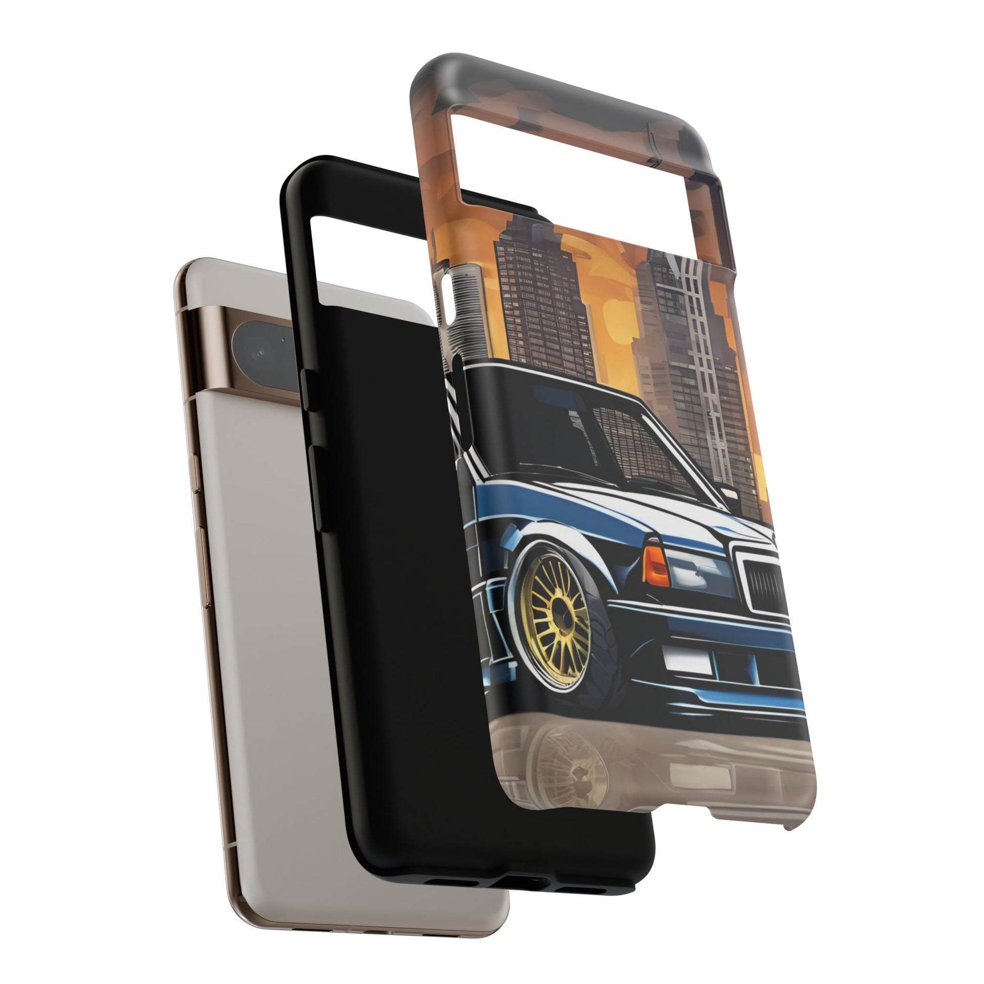 Mercedes Benz 190e Evo-Dual Layer Ultra Tough Phone Case Printify by The Night Shift Automotive Apparel