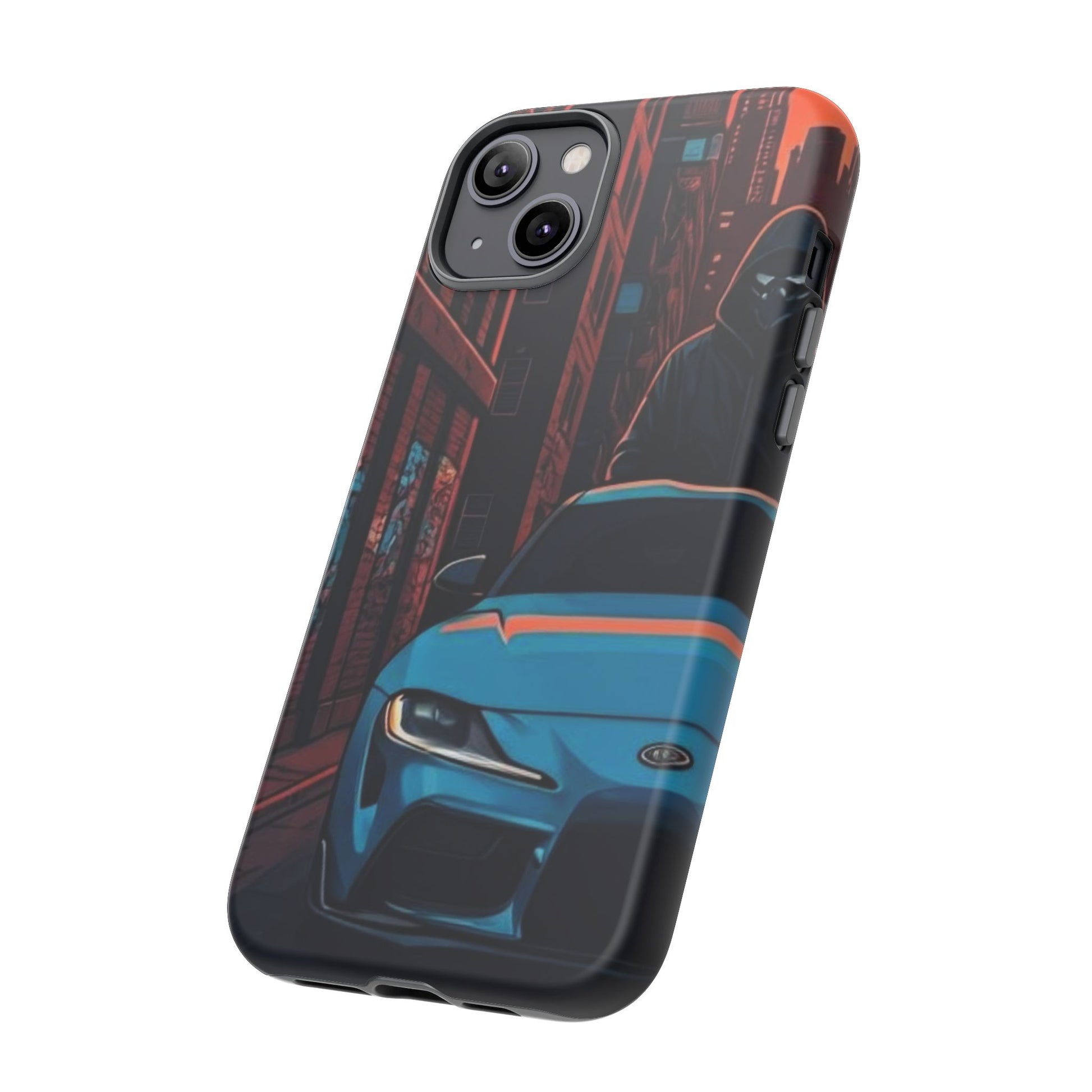 Toyota Supra MK-V Street Life-Dual Layer Ultra Tough Phone Case Printify by The Night Shift Automotive Apparel