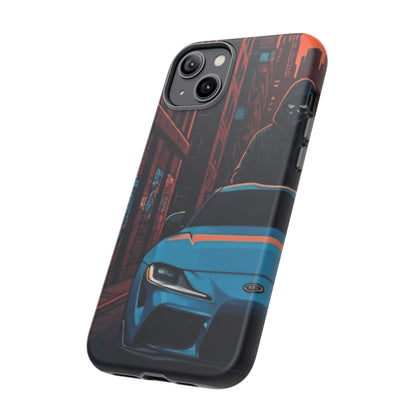 Toyota Supra MK-V Street Life-Dual Layer Ultra Tough Phone Case Printify by The Night Shift Automotive Apparel